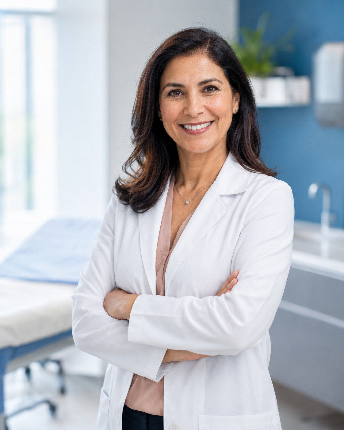 Doctora confiada respaldada por los resultados de Doctor IA